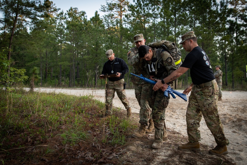 Region III National Guard Best Warrior Competition ruck march finish