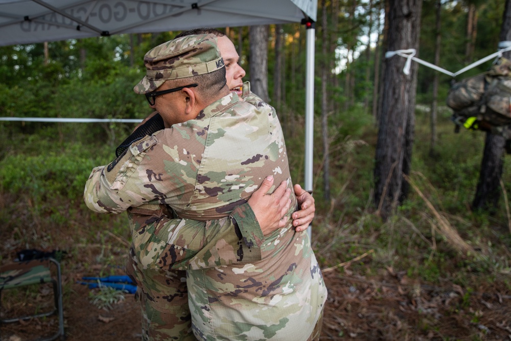 Region III National Guard Best Warrior Competition ruck march finish