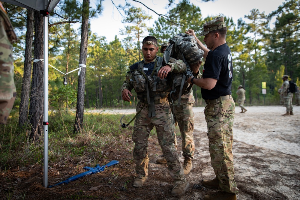 Region III National Guard Best Warrior Competition ruck march finish