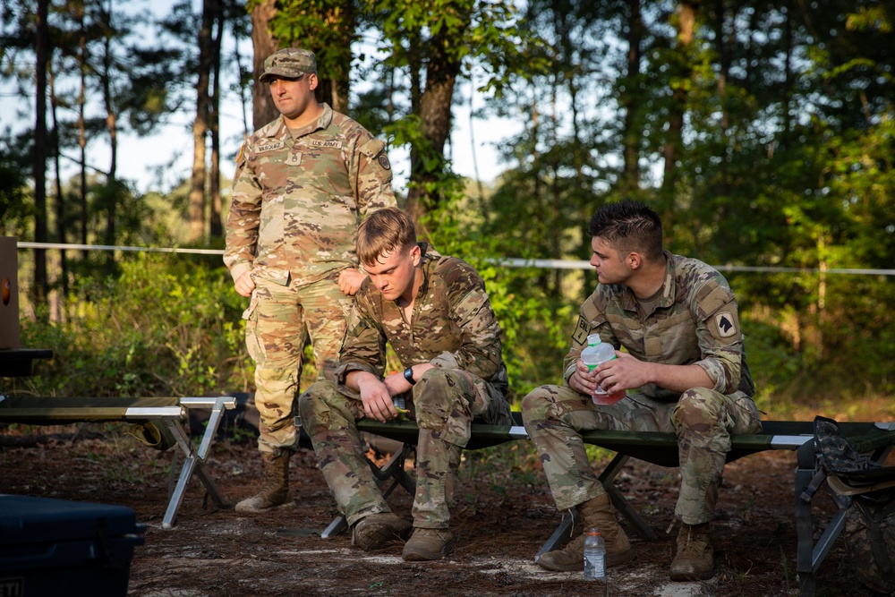 Region III National Guard Best Warrior Competition ruck march finish