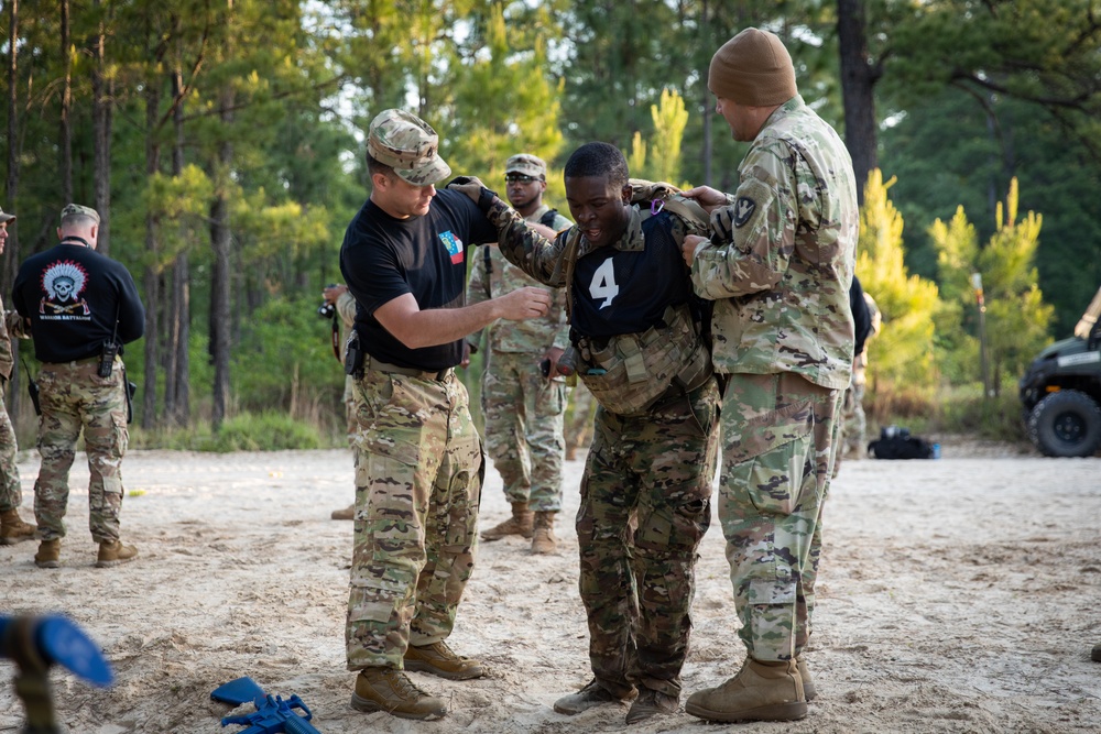 Region III National Guard Best Warrior Competition ruck march finish