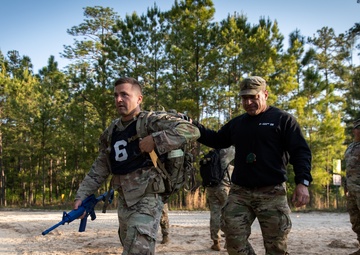 Region III National Guard Best Warrior Competition ruck march finish