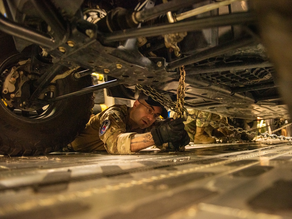 MSGT MASSI under a polaris