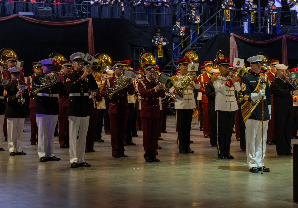 Marines participate in 2023 Virginia International Tattoo