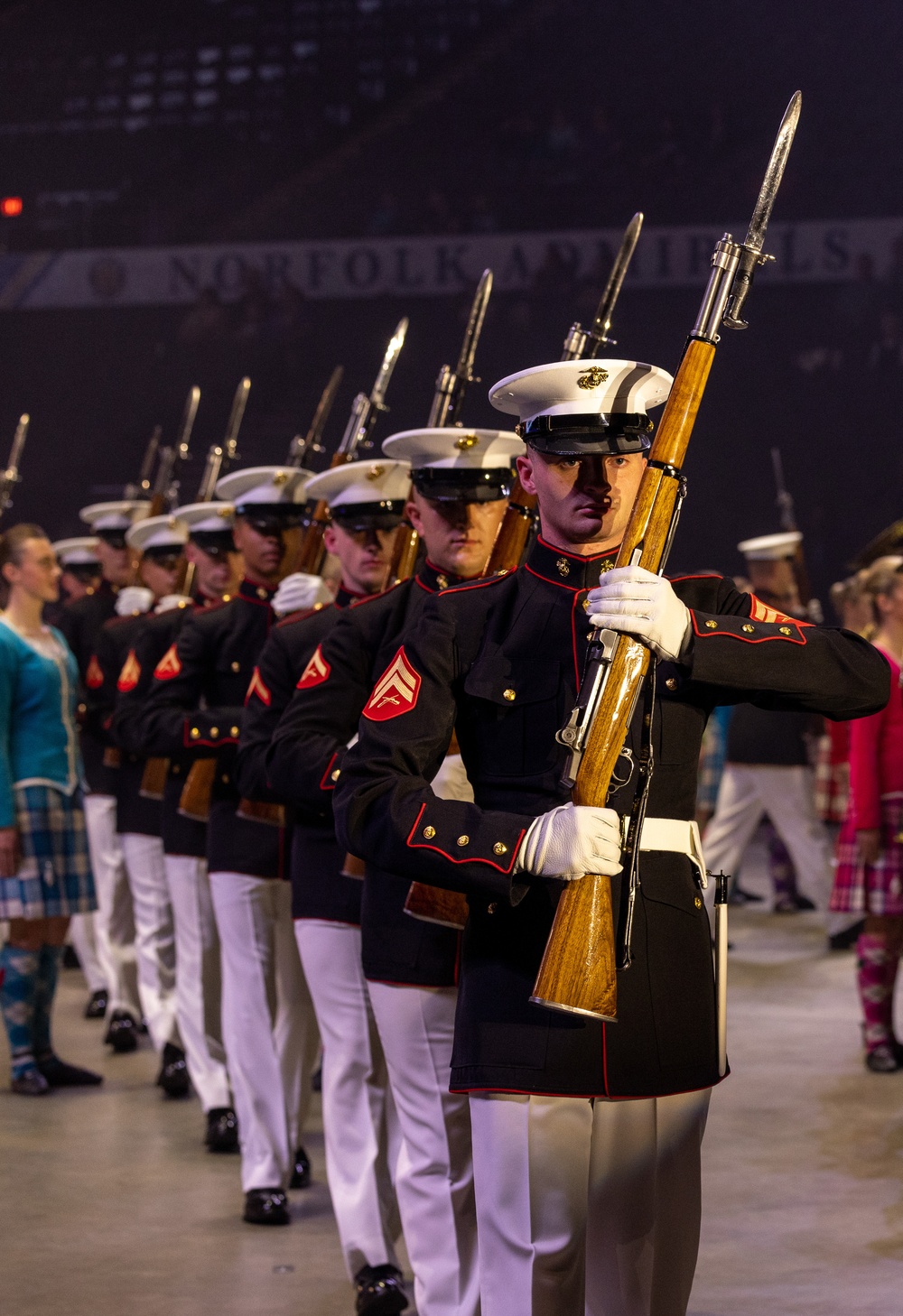 Marines participate in 2023 Virginia International Tattoo