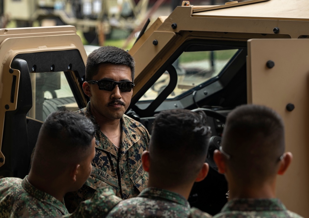 Balikatan 23 | U.S. Marines conduct Joint Light Tactical Vehicle familiarization training at Marine Base Gregorio Lim