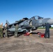 Ace of spades maintain Harrier II jets