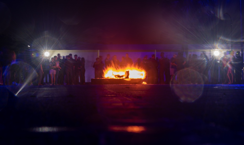 Kadena Eagle Sunset Celebration: Piano Burn