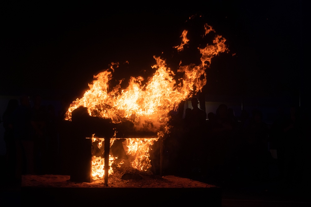 Kadena Eagle Sunset Celebration: Piano Burn