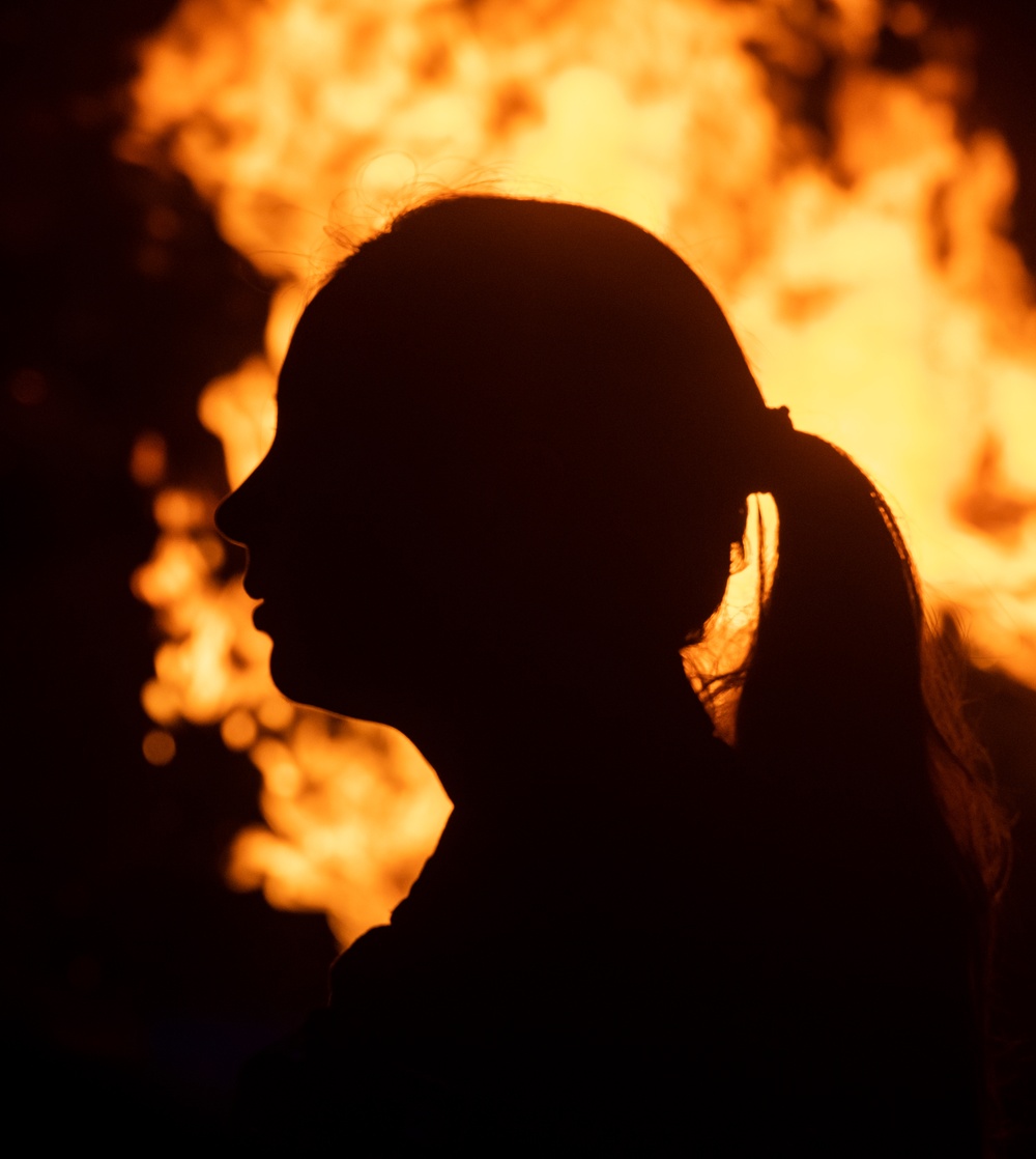 Kadena Eagle Sunset Celebration: Piano Burn