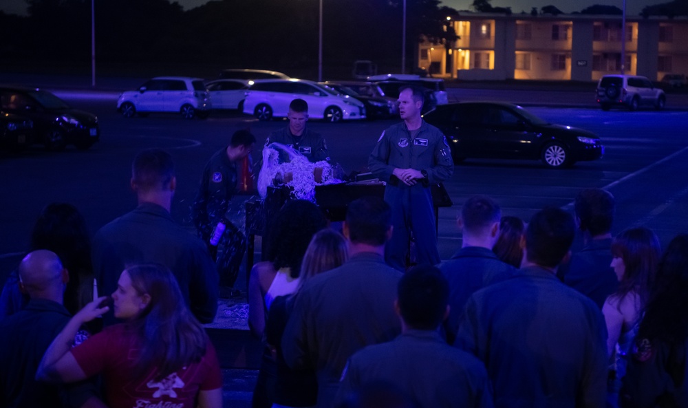 Kadena Eagle Sunset Celebration: Piano Burn