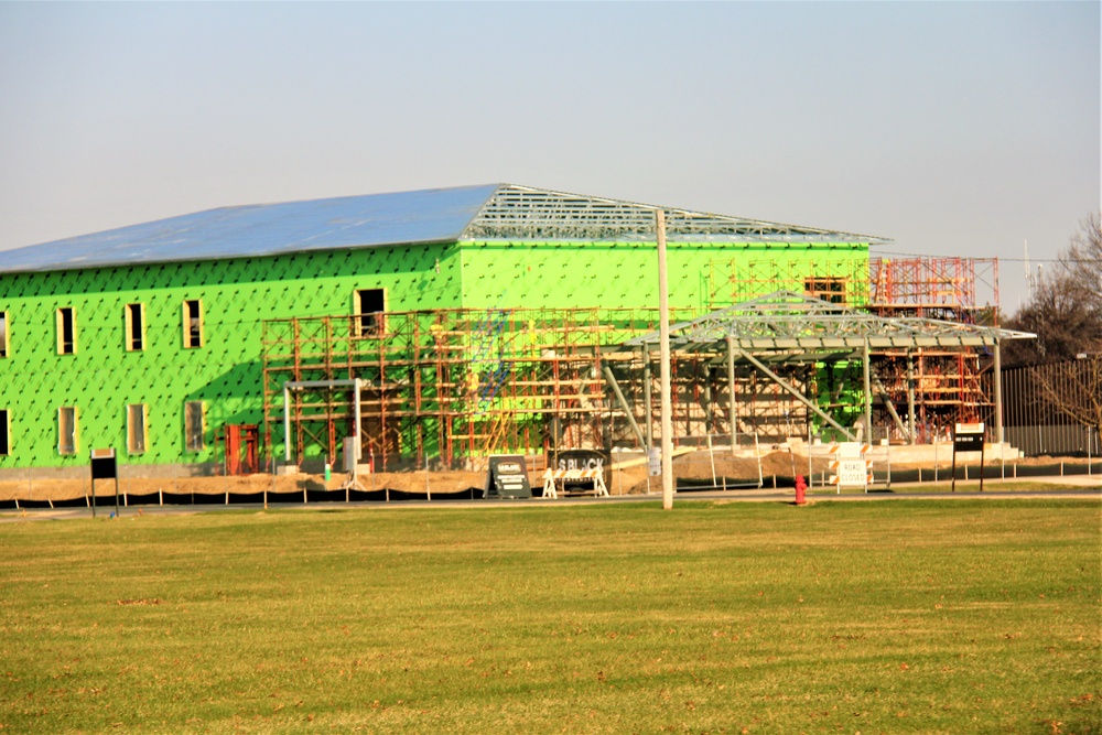 April 2023 construction operations of $11.96 million transient training brigade headquarters at Fort McCoy