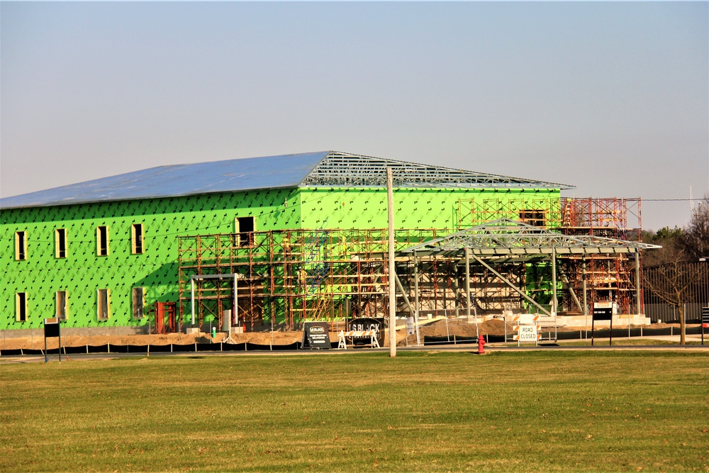 April 2023 construction operations of $11.96 million transient training brigade headquarters at Fort McCoy