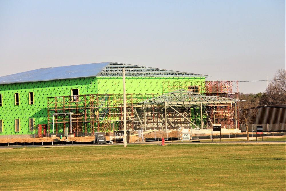 April 2023 construction operations of $11.96 million transient training brigade headquarters at Fort McCoy