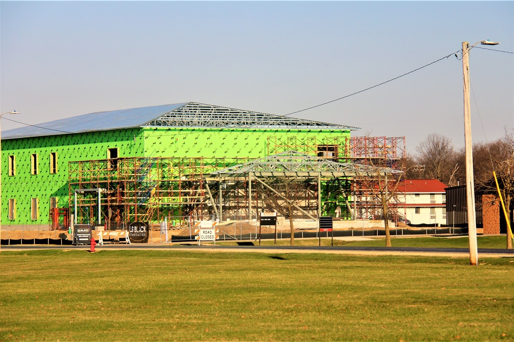 April 2023 construction operations of $11.96 million transient training brigade headquarters at Fort McCoy