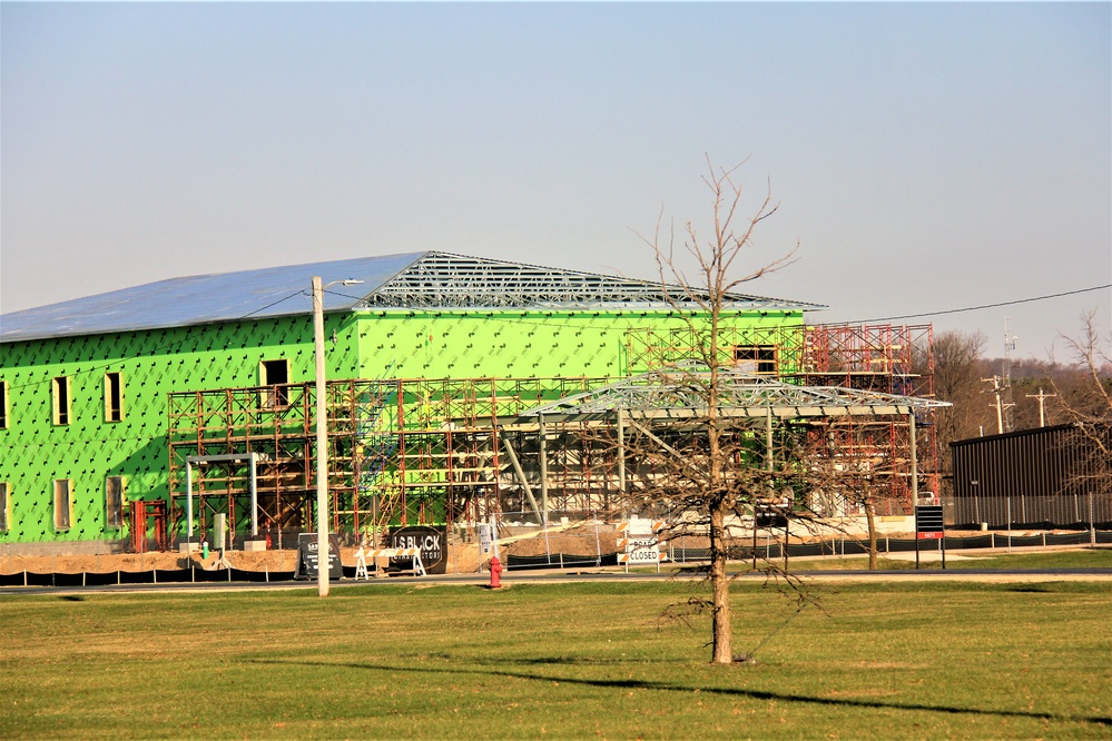 April 2023 construction operations of $11.96 million transient training brigade headquarters at Fort McCoy