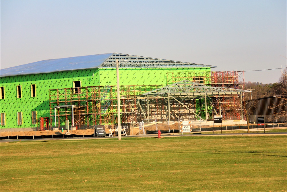 April 2023 construction operations of $11.96 million transient training brigade headquarters at Fort McCoy