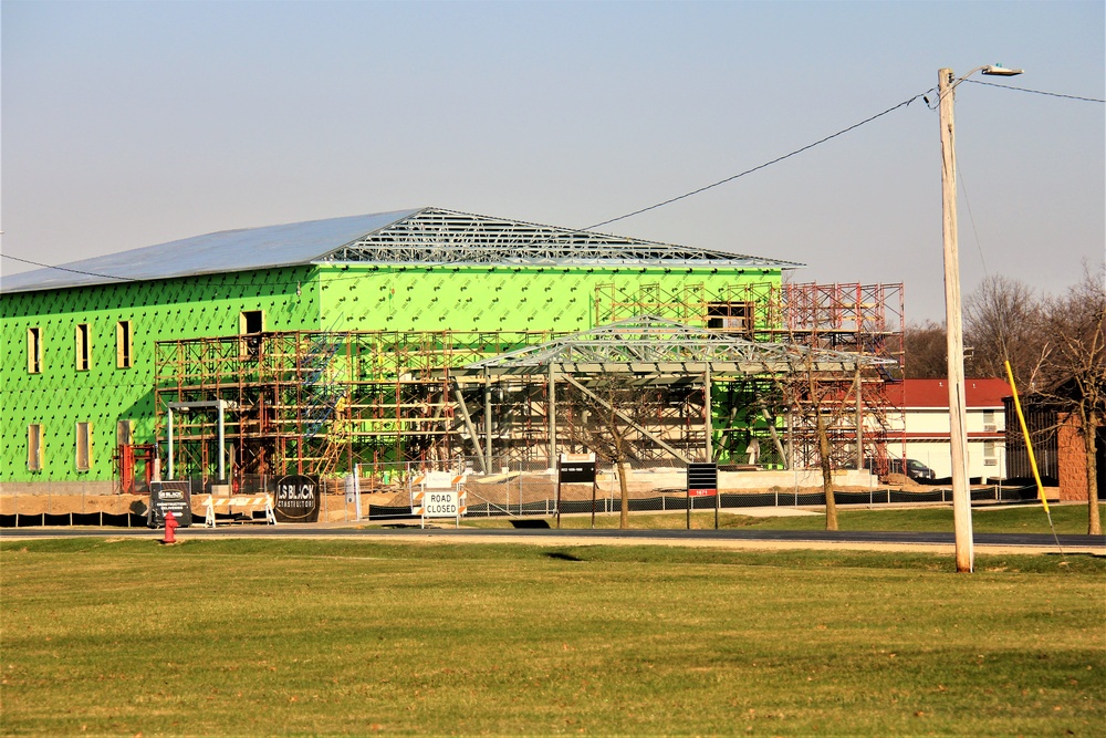 April 2023 construction operations of $11.96 million transient training brigade headquarters at Fort McCoy
