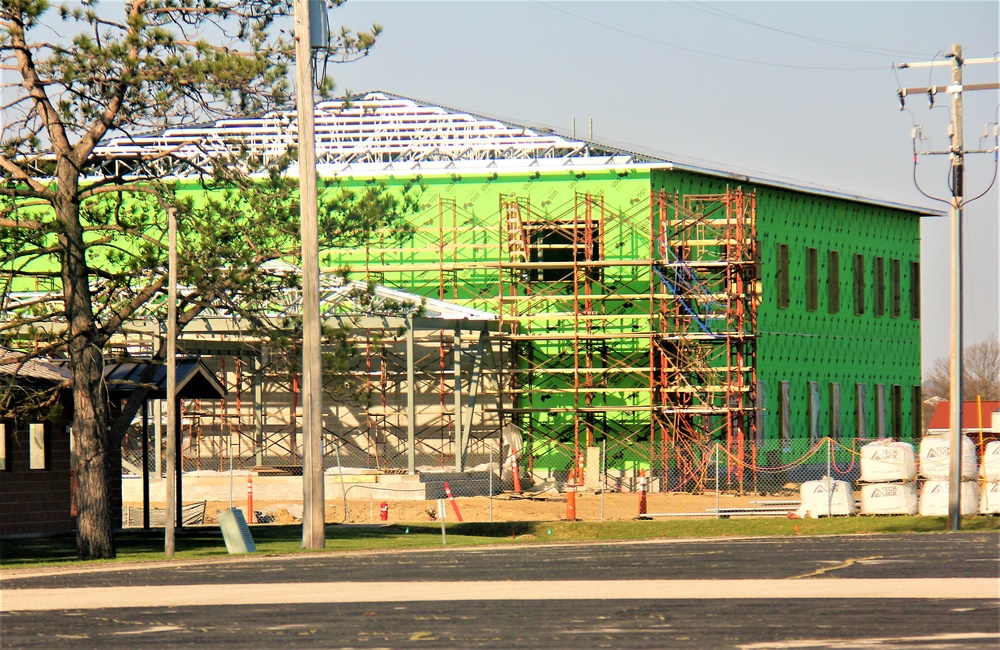 April 2023 construction operations of $11.96 million transient training brigade headquarters at Fort McCoy