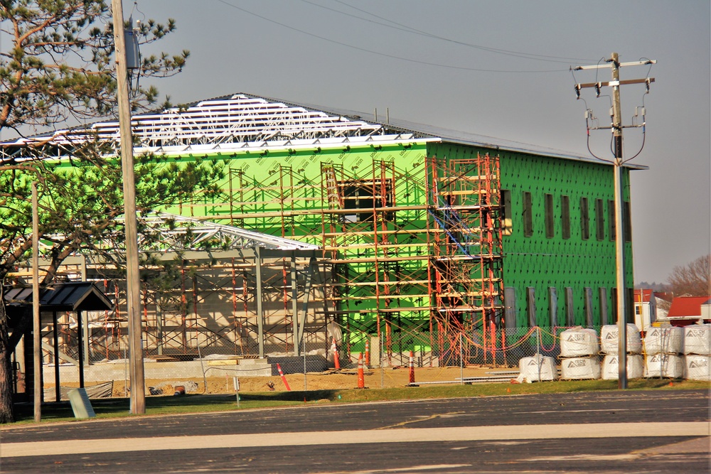 April 2023 construction operations of $11.96 million transient training brigade headquarters at Fort McCoy