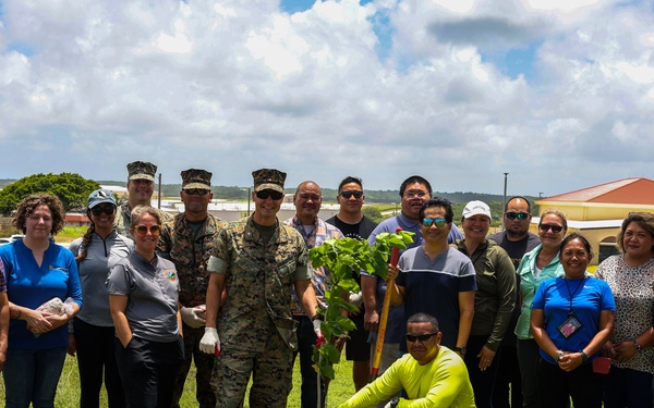 Native tree planting held by Marine Corps Base Camp Blaz