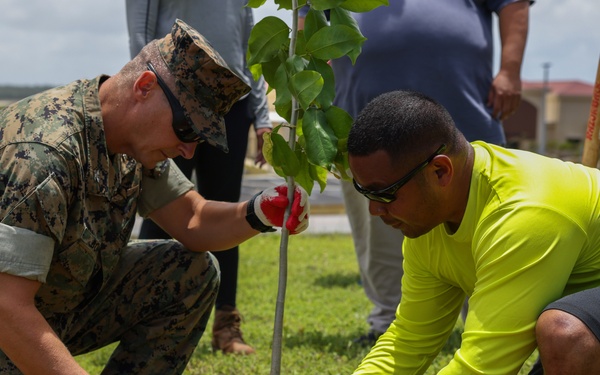 Native tree planting held by Marine Corps Base Camp Blaz