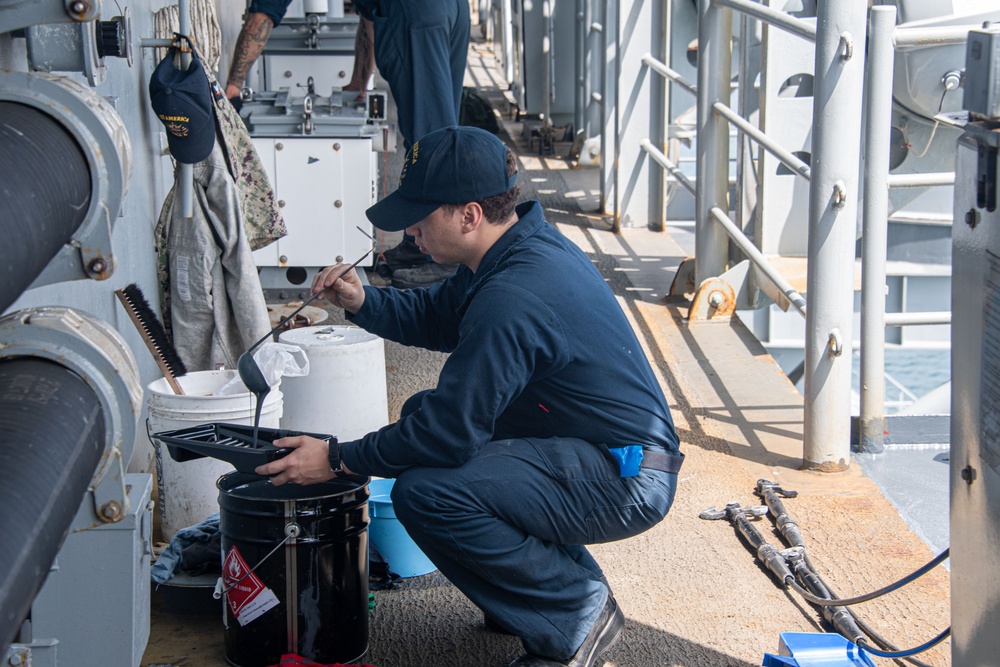 USS America (LHA 6) Conducts Daily Operations