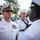 Cherry Point Sailors Conduct Summer Dress White Inspection