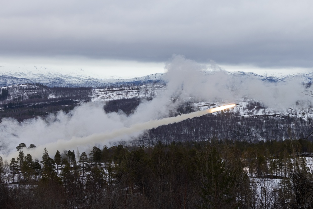 2/10 Marines Conduct HIMARS Training in Norway