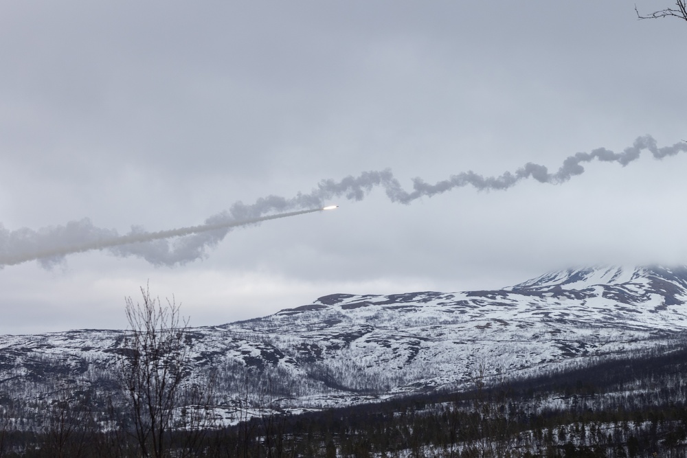 2/10 Marines Conduct HIMARS Training in Norway