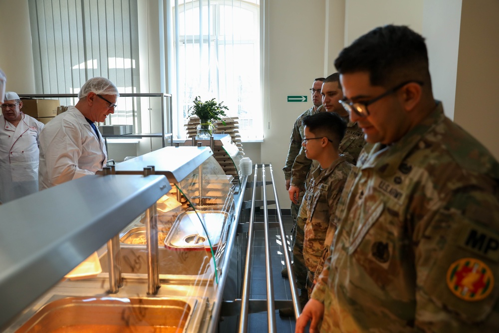 Celebrity Chef Robert Irvine Visits Camp Kosciuszko