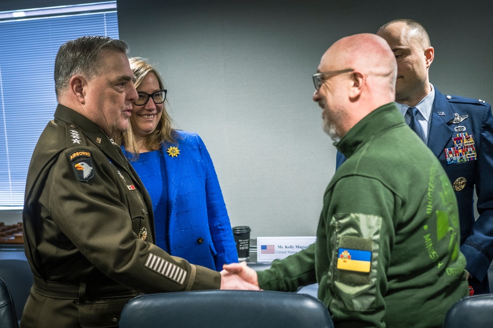 SECDEF Hosts the 11th Ukraine Defense Contact Group