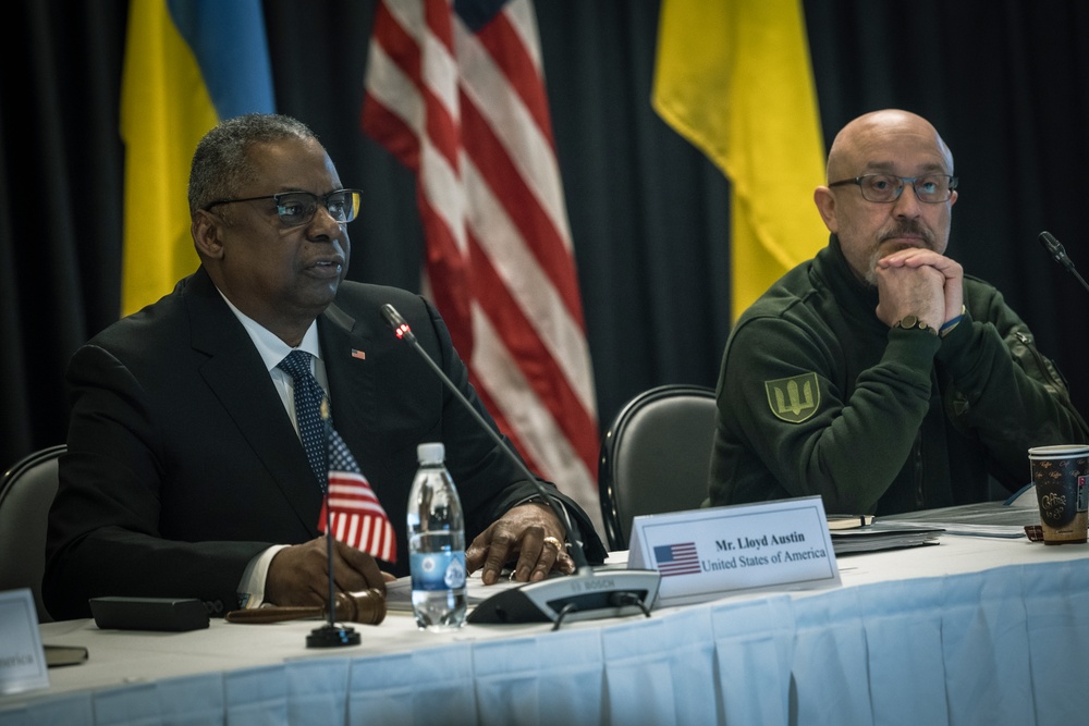 SECDEF Hosts the 11th Ukraine Defense Contact Group