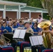 MARFORRES Marines Unfurl American Flag at Local Elementary School
