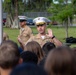 MARFORRES Marines Unfurl American Flag at Local Elementary School