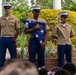 MARFORRES Marines Unfurl American Flag at Local Elementary School