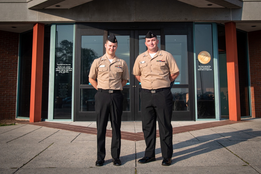 Cherry Point clinic bids bittersweet Bravo Zulu, Warm Welcome to Corpsmen