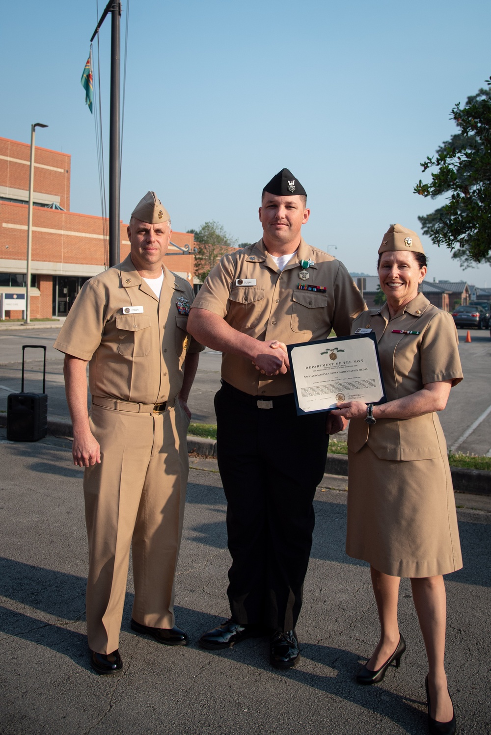 Cherry Point Clinic Bids Bittersweet Bravo Zulu, Warm Welcome to Corpsmen