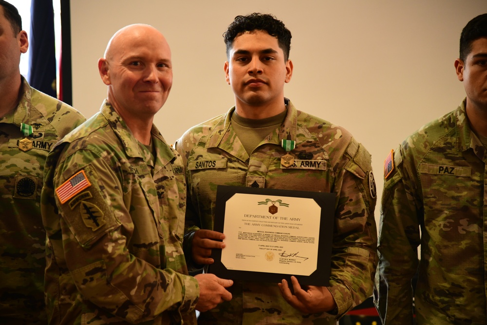 Medical Readiness Command Europe Best Leader Competition Awards