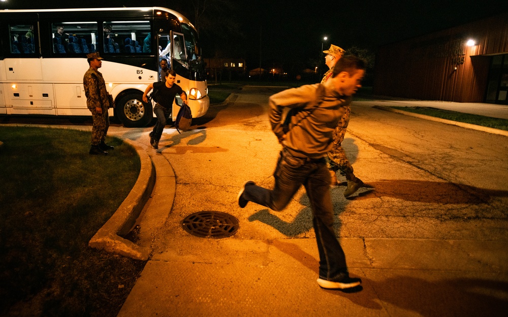 New Recruits Arrive at Recruit Training Command