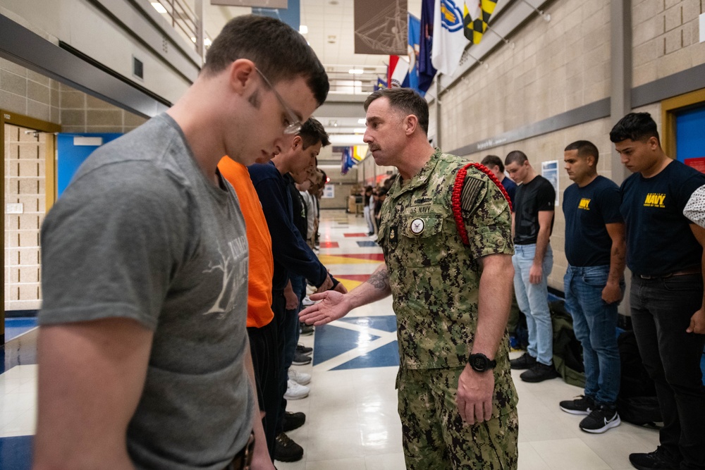 New Recruits Arrive at Recruit Training Command