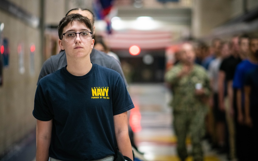 New Recruits Arrive at Recruit Training Command