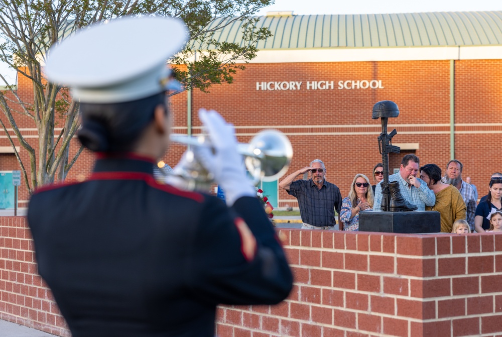 Memorial Dedication held at Hickory High School