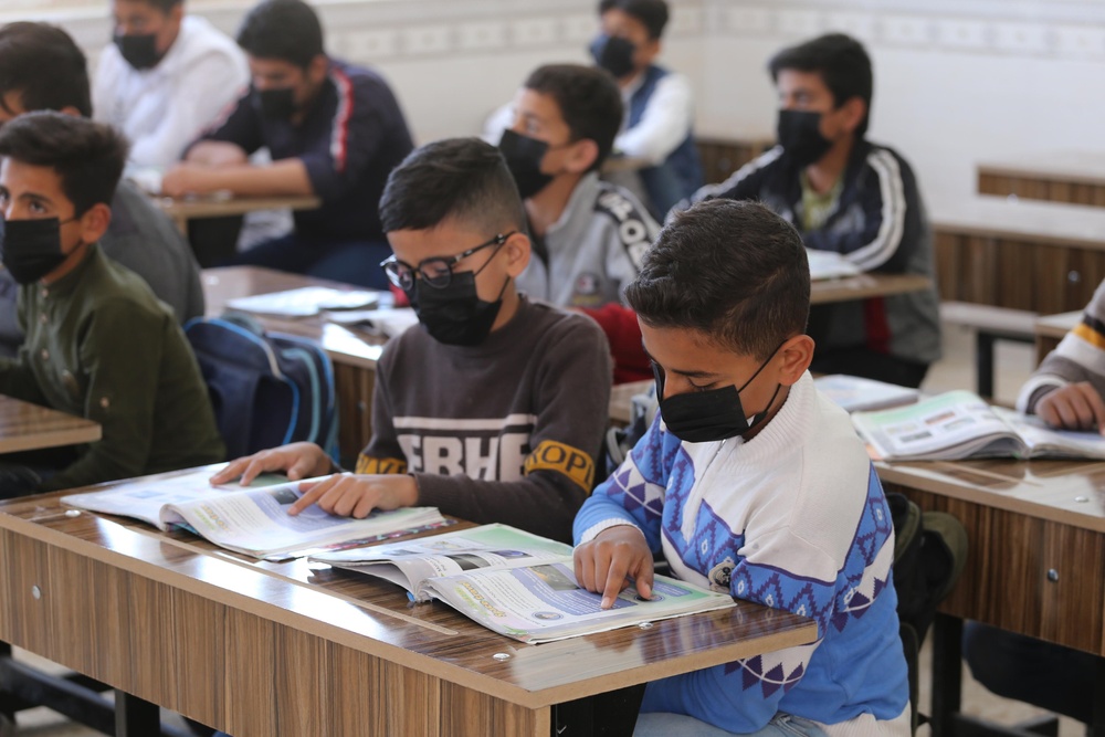 Al Mujahed al-Arabi Primary School in Anbar Province has been fully rehabilitated and is now ready to welcome students