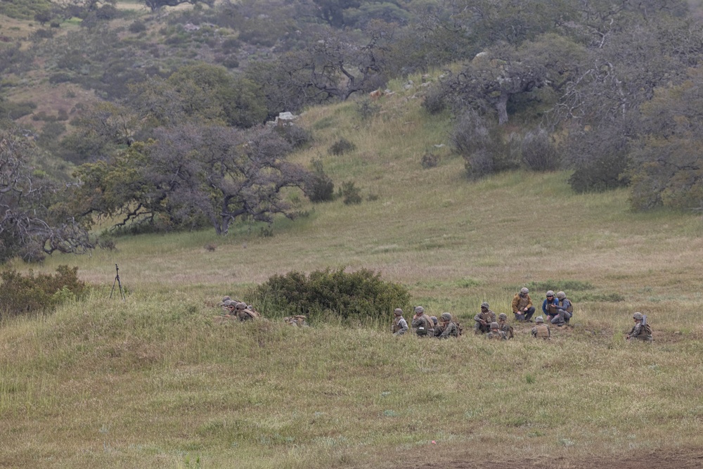 Combat engineers train to employ assault breaching charges