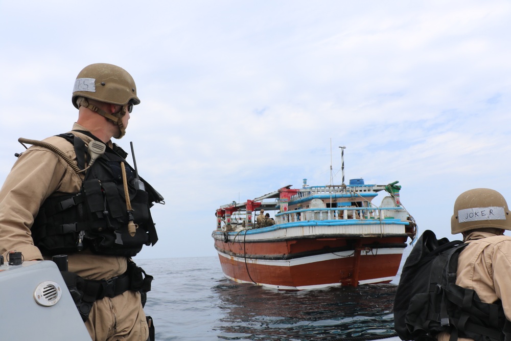 U.S. Navy Ship Patrolling Middle East Seizes $42 Million in Drugs