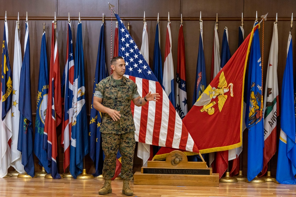 Headquarters Battalion, Marine Forces Reserve Sergeant Major Relief And Appointment Ceremony