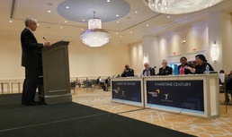 Naval Supply Systems Command Weapon Systems Support provides experts during Sea-Air-Space 2023