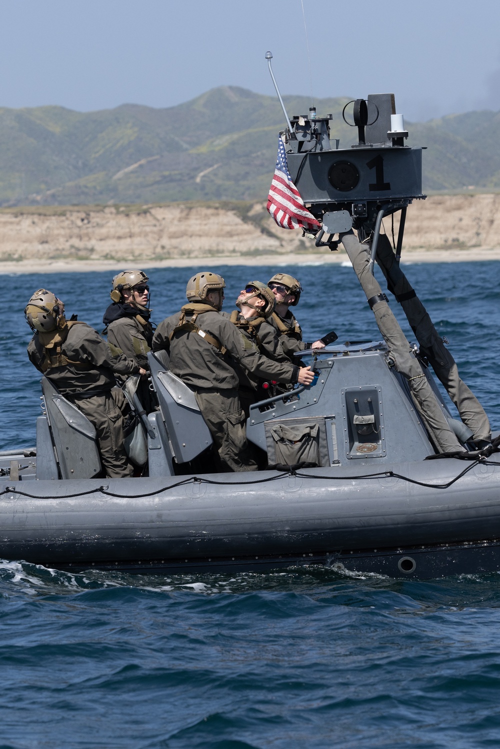 1st Recon Marines jump for high altitude, low opening training