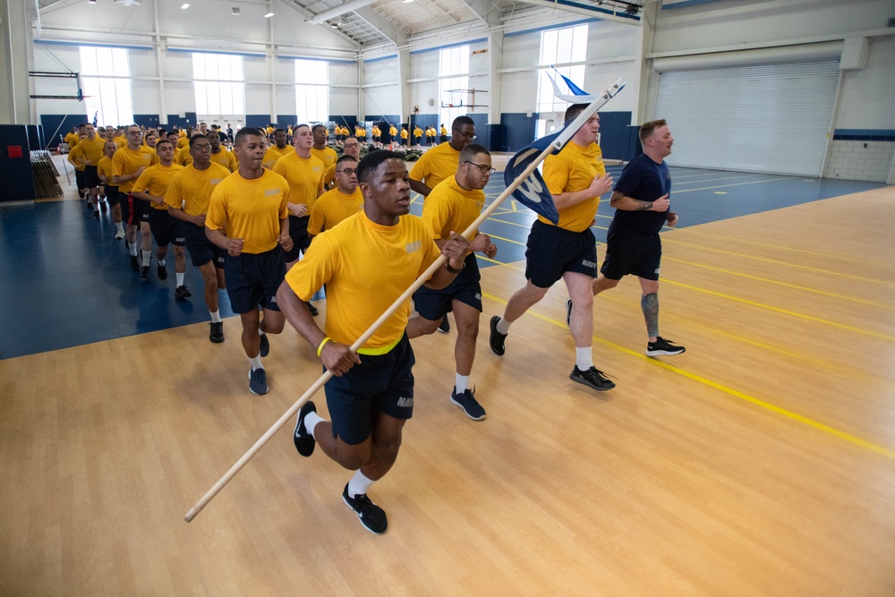 Recruits Participate in Pride Run